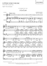 A La Cart SSAA choral sheet music cover